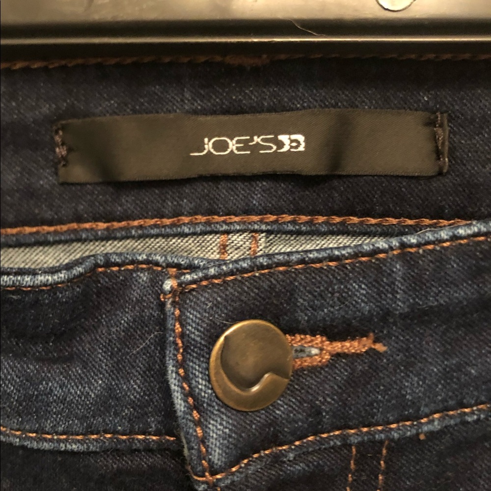 Joe’s Jeans raw hem ankle style Lorena sz 29 dark rinse - Picture 3 of 9